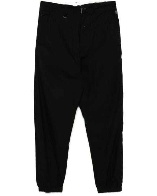 Chocoolate Black Drawstring Trousers for men