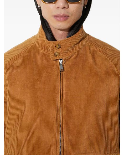 Baracuta G9 Cord AF Pocket Harrington Jacke in Brown für Herren