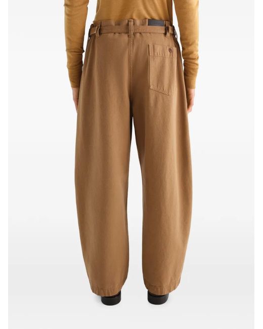 Lemaire Natural Oversized Workwear Pants for men