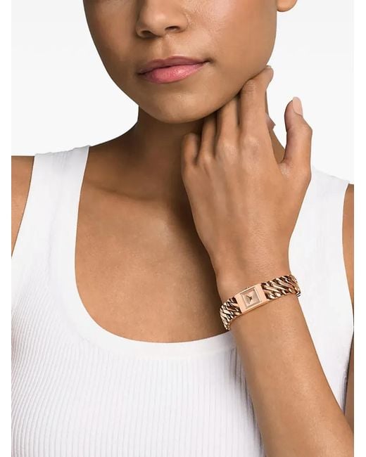 Michael Kors White Darrington Chain 15.5Mm Watch