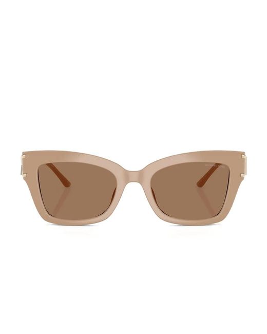 Michael Kors Natural Logo Cat-Eye Sunglasses