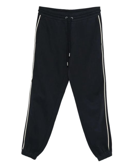 Moncler Black Stripe-Detail Track Pants for men