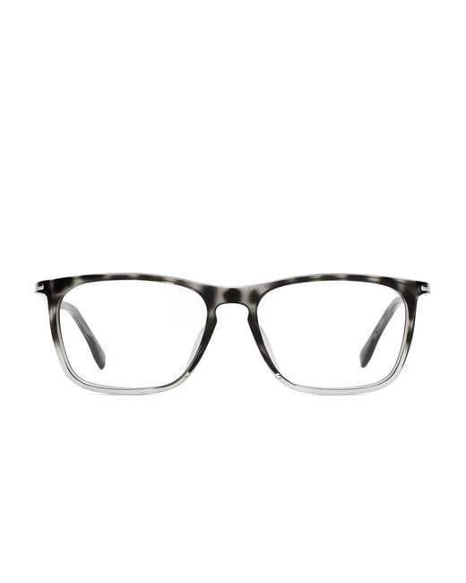 HUGO Brown Brille Mit Eckigem Gestell
