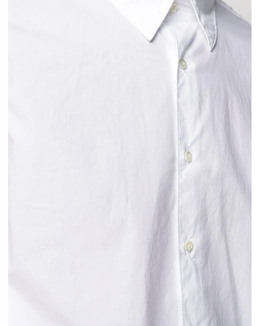 Aspesi White Lightweight Cotton Poplin Shirt for men