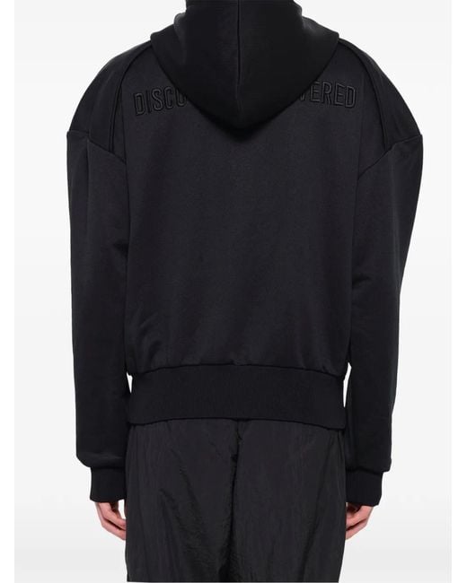 Juun.J Blue Mood Embroidered Hoodie for men