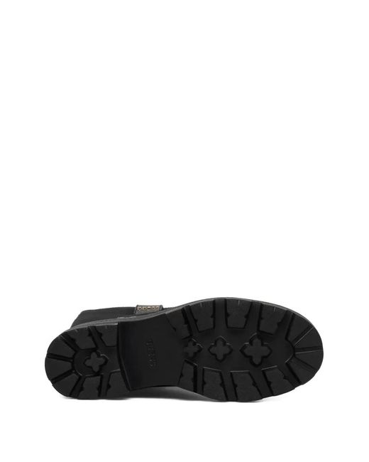 Guess Black Yannis 4G Logo-Pattern Boots
