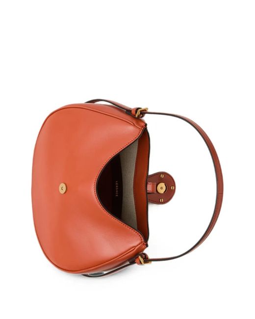 Versace Orange Emblème Nappa Bag