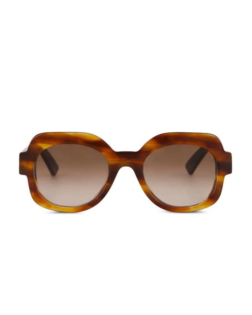 Occhiali Da Sole Squadrati di Emmanuelle Khanh in Brown