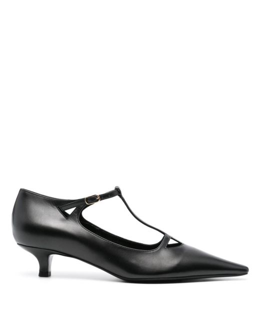 The Row Black Cyd 38mm Leather Pumps
