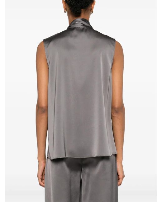 Blanca Vita Gray Oberteil aus Satin