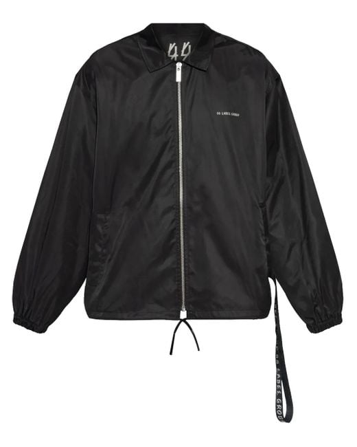 44 Label Group Tour Coach Jacket in Black for Men | Lyst