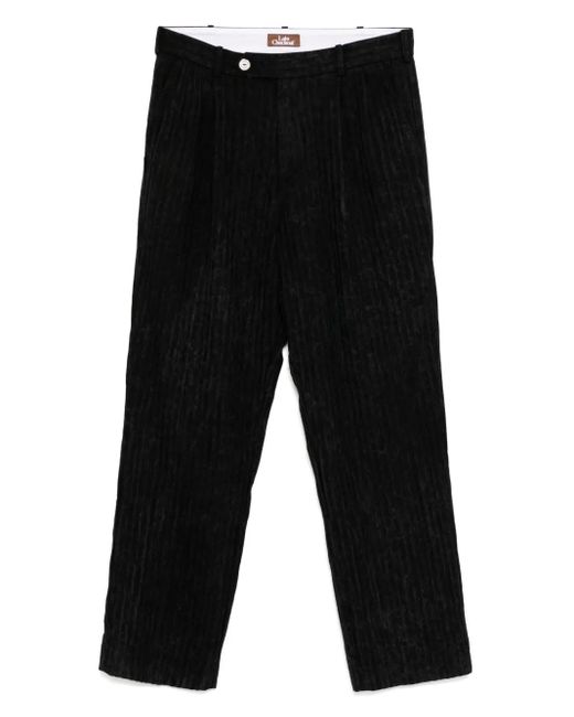 メンズ Stain Shade ストライプ パンツ Black