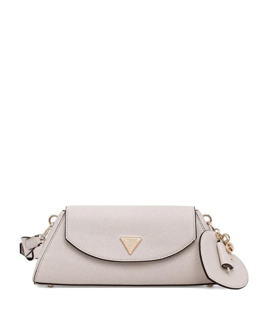 Guess Natural Bolena heart-charm shoulder bag