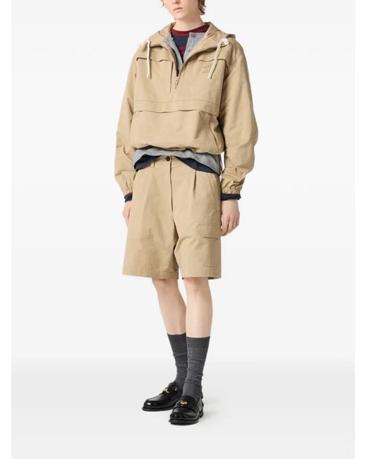 Miu Miu Natural Ripstop Blouson Jacket