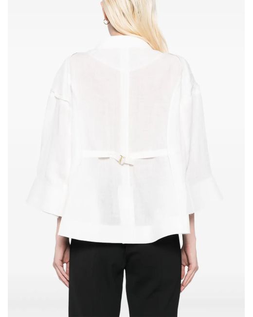 Undercover White Single-Breasted Blazer