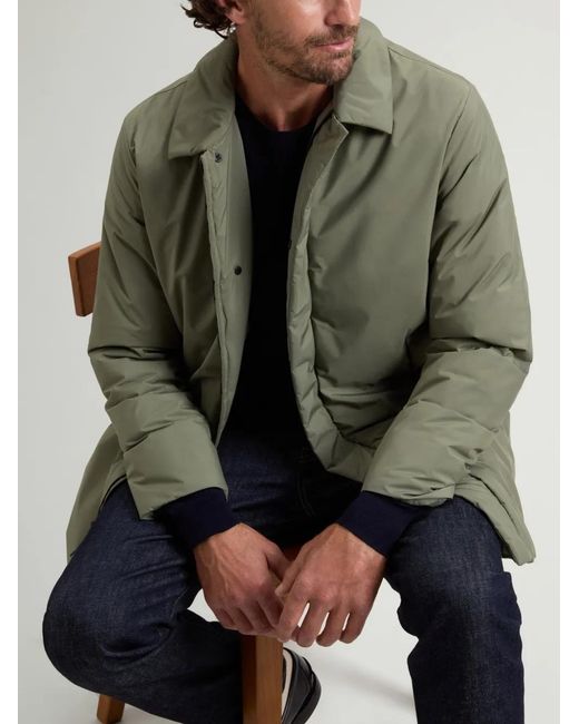 Woolrich Green Cloud Lamar Padded Parka for men