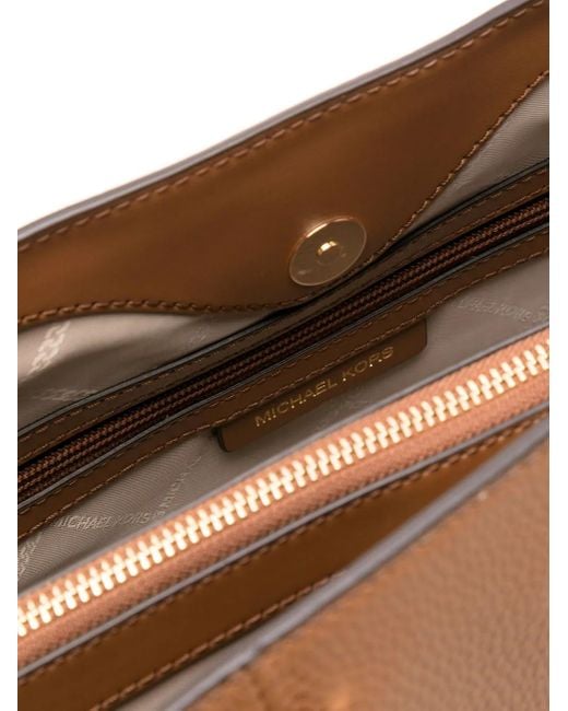 Michael Kors Temple ハンドバッグ L Brown