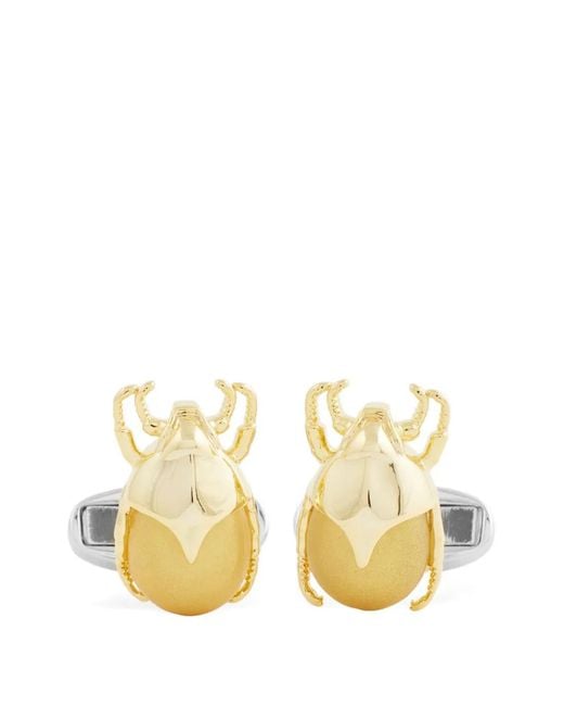 Paul Smith Metallic Beetle Cufflinks for men