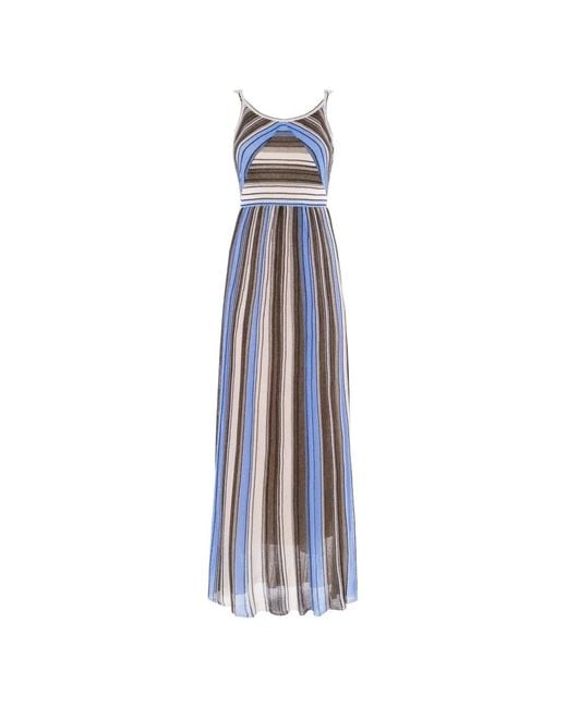 Nenette White Tyrrel Striped Maxi Dress