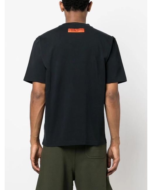 Heron Preston T-Shirt Mit Logo-Patch in Black für Herren