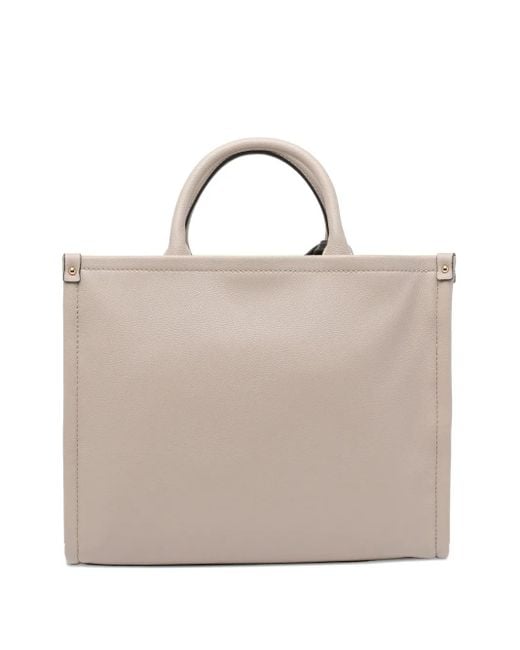 Liu Jo Natural Top-Zip Double-Handle Tote Bag