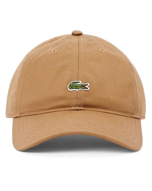 Lacoste Baseballkappe Mit Logo in Natural für Herren