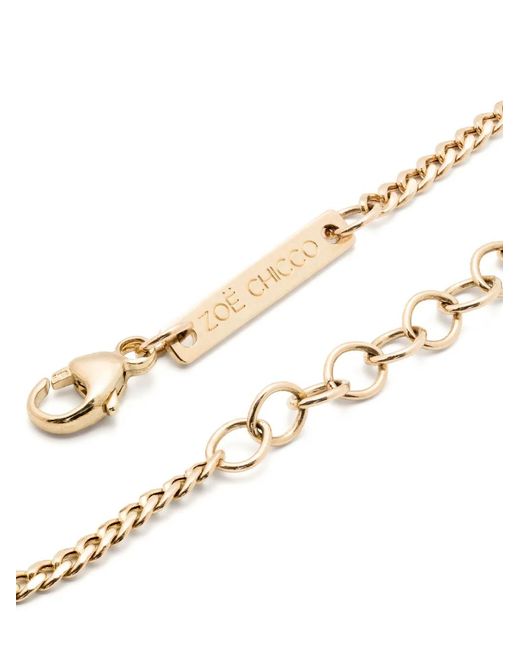 Zoe Chicco White 14Kt Diamond Chain Bracelet