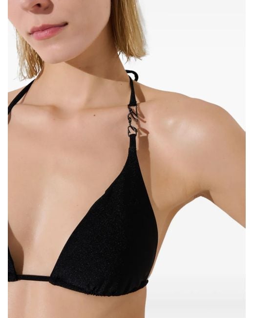 Karl Lagerfeld Black K/Essential Bikini Top