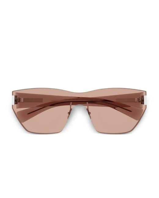 Saint Laurent Pink Rimless Sunglasses