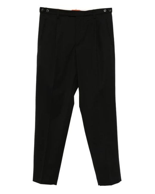 Barena Black Pleated Tailored Trousers for men