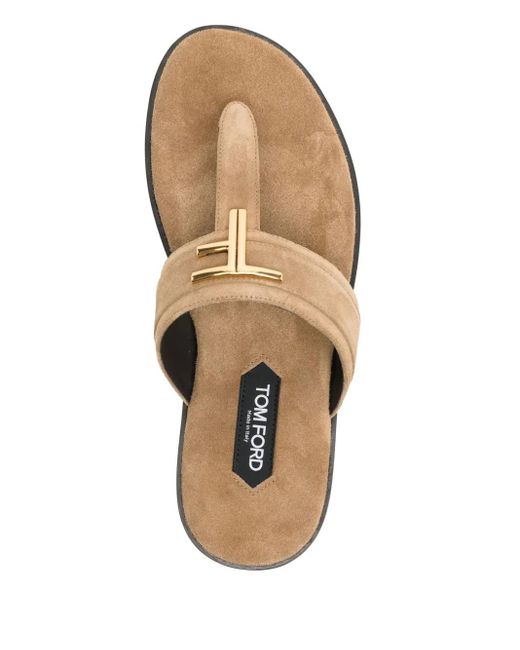 Tom Ford Sandalen Aus Wildleder in Brown für Herren