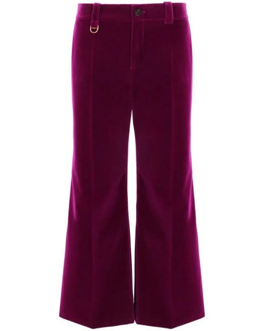 Chloé フレアパンツ Purple