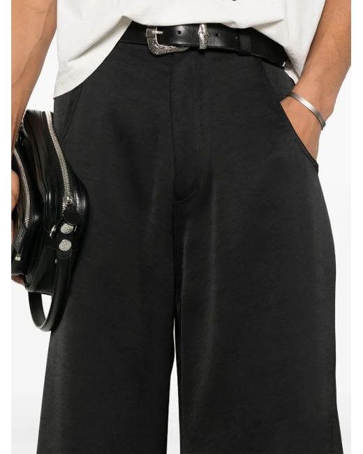 Societe Anonyme Black Wide-Leg Trousers
