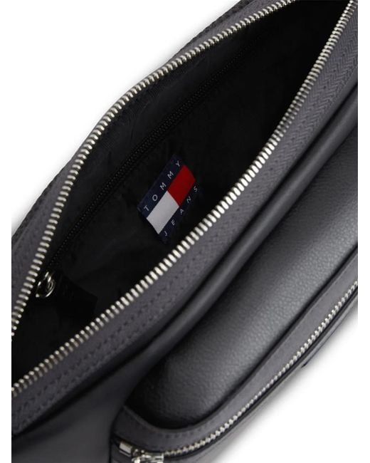 Tommy Hilfiger Gray Logo-Patch Belt Bag for men