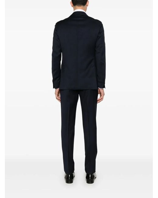 Lardini Blazer Van Scheerwol in het Blue voor heren