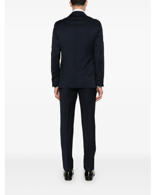 メンズ Lardini バージンウール ジャケット Blue