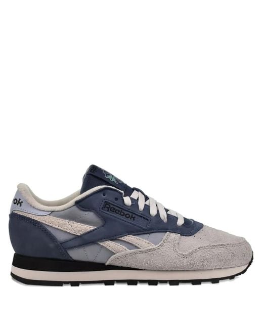 Reebok Blue Classic Leather Sneakers