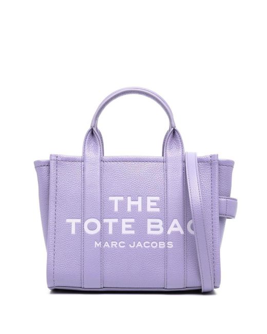 Bolso The Tote Bag mini con logo estampado Marc Jacobs de color Purple