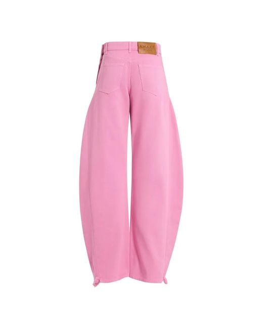 A.W.A.K.E. MODE Pink Mirror Jeans