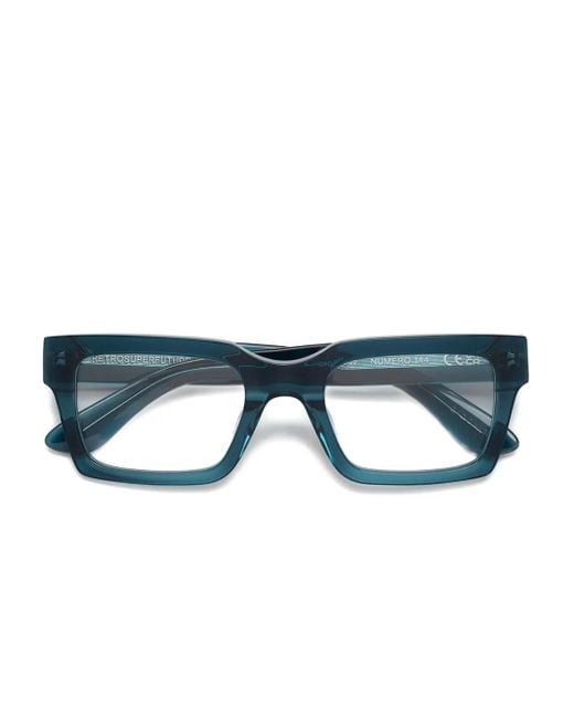 Retrosuperfuture Blue Eckige Numero 144 Brille