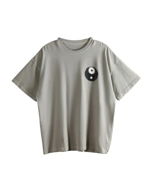 D-R-G-N Gray Graphic-Print T-Shirt for men