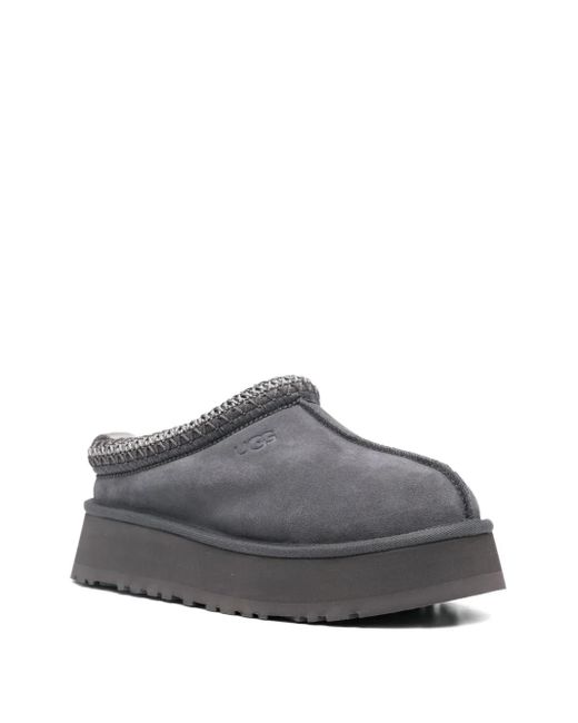 Ugg Gray Tazz Ii Braided Platform Mules