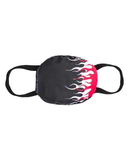 Vision Of Super Black Double Flame Face Mask