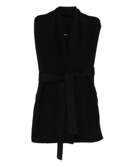 Joseph ノースリーブ カーディガン Black