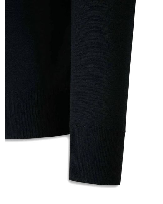 Pull À Col Polo Canali pour homme en coloris Black