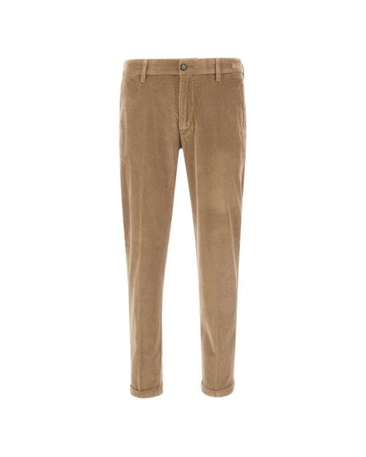 Re-hash Natural Mucha-C Corduroy-Texture Trousers for men