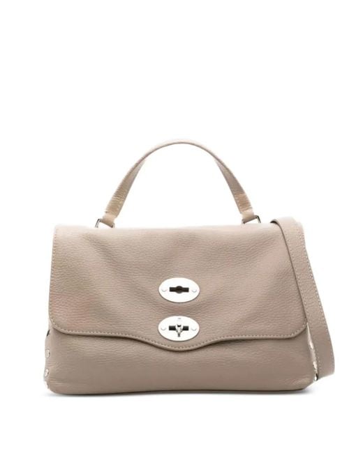 Zanellato Natural Baby Postina Leather Top Bag