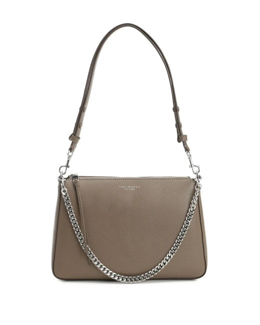 Bolso de hombro Perry con cadena Tory Burch de color Gray