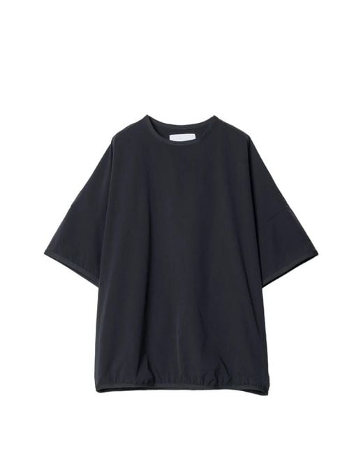 Yoshio Kubo Blue Crew-Neck T-Shirt for men