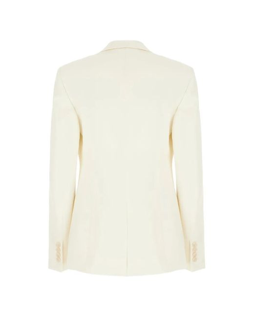 Stella McCartney White Pocket Blazer Jacket